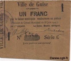 1 Franc FRANCE regionalismo y varios  1915 JP.02-1113