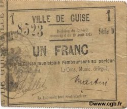 1 Franc FRANCE regionalismo e varie  1915 JP.02-1116 BB