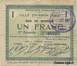 1 Franc FRANCE régionalisme et divers  1915 JP.02-1181 TTB