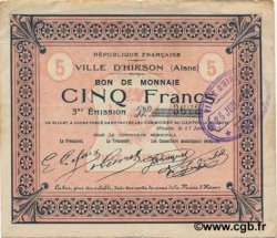 5 Francs FRANCE régionalisme et divers  1915 JP.02-1183 TTB