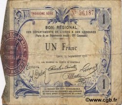 1 Franc FRANCE régionalisme et divers  1915 JP.02-1302 pr.TB