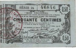 50 Centimes FRANCE régionalisme et divers  1916 JP.02-1308 TTB