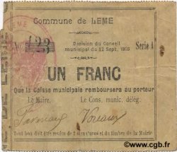 1 Franc FRANCE régionalisme et divers  1915 JP.02-1334 TB