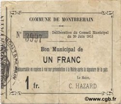 1 Franc FRANCE régionalisme et divers  1915 JP.02-1551 TTB