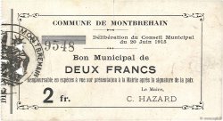 2 Francs FRANCE régionalisme et divers  1915 JP.02-1552 TTB