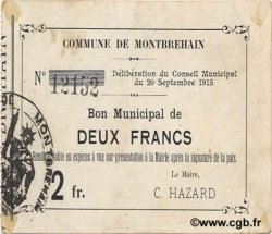 2 Francs FRANCE régionalisme et divers  1915 JP.02-1555 TTB