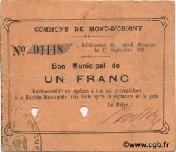 1 Franc FRANCE regionalism and miscellaneous  1914 JP.02-1567