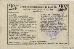 25 Centimes FRANCE régionalisme et divers Nauroy 1916 JP.02-1638.BRU pr.SUP