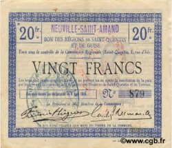 20 francs FRANCE regionalism and miscellaneous  1916 JP.02-1653.SQG