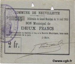2 Francs FRANCE régionalisme et divers  1915 JP.02-1662 TTB