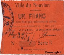 1 Franc FRANCE regionalism and miscellaneous  1915 JP.02-1677