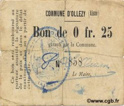 25 Centimes FRANCE Regionalismus und verschiedenen  1916 JP.02-1714 S