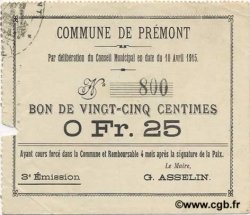 25 Centimes FRANCE régionalisme et divers  1915 JP.02-1805 TTB+