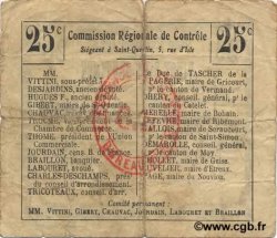 25 Centimes FRANCE régionalisme et divers  1916 JP.02-1838.BRU TB