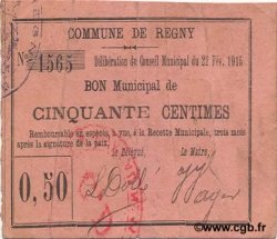 50 Centimes FRANCE régionalisme et divers  1915 JP.02-1889 TB