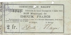 2 Francs FRANCE Regionalismus und verschiedenen  1915 JP.02-1901