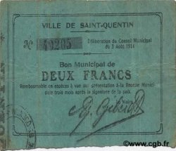 2 Francs FRANCE regionalismo y varios  1914 JP.02-2035