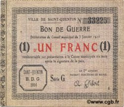 1 Franc FRANCE regionalism and miscellaneous  1916 JP.02-2082
