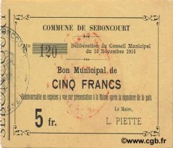 5 Francs FRANCE régionalisme et divers  1914 JP.02-2111
