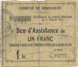 1 Franc FRANCE régionalisme et divers  1915 JP.02-2118 B+