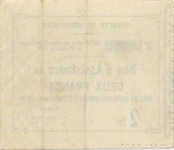 2 Francs FRANCE regionalismo e varie  1915 JP.02-2119 BB