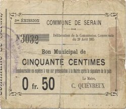 50 Centimes FRANCE régionalisme et divers  1915 JP.02-2164 TB