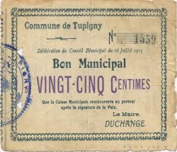 25 Centimes FRANCE régionalisme et divers  1915 JP.02-2311 TB