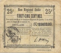 25 Centimes FRANCE régionalisme et divers  1916 JP.02-2319.BRU TB+