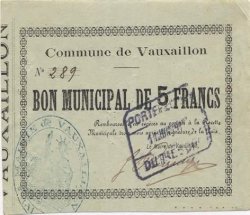 5 Francs FRANCE régionalisme et divers  1916 JP.02-2347 TTB