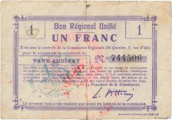 1 Franc FRANCE régionalisme et divers  1916 JP.02-2356.BRU B+