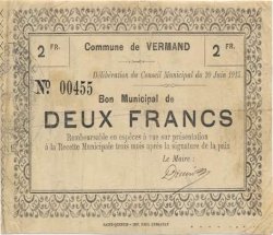 2 Francs FRANCE regionalismo e varie  1915 JP.02-2383
