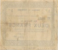 2 Francs FRANCE regionalismo e varie  1915 JP.02-2383 q.BB