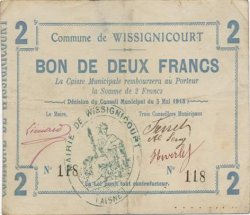 2 Francs FRANCE régionalisme et divers  1915 JP.02-2470 TTB