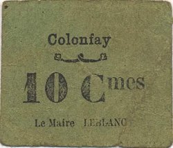 10 Centimes FRANCE régionalisme et divers  1916 JP.02-2545