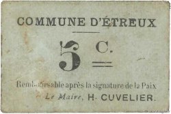 5 Centimes FRANCE régionalisme et divers Étreux 1916 JP.02-2577 TB
