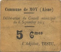 5 Centimes FRANCE régionalisme et divers  1915 JP.02-2667 TTB