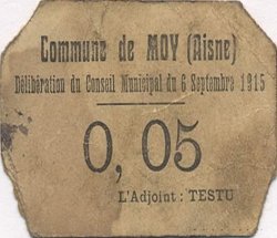5 Centimes FRANCE régionalisme et divers  1915 JP.02-2668 TTB
