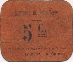 5 Centimes FRANCE régionalisme et divers  1915 JP.02-2683 TTB