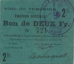 2 Francs FRANCE régionalisme et divers  1915 JP.02-2725 SPL