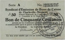 50 Centimes FRANCE régionalisme et divers Charleville-Mezieres 1916 JP.08-082