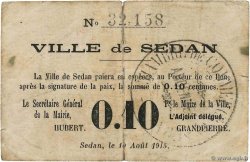 10 Centimes FRANCE régionalisme et divers Sedan 1915 JP.08-269var