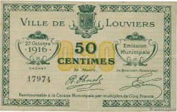 50 Centimes FRANCE régionalisme et divers Louviers 1916 JP.27-16