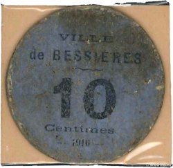 10 Centimes FRANCE régionalisme et divers Bessieres 1916 JP.31-009