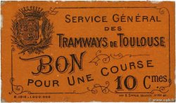 10 Centimes FRANCE régionalisme et divers Toulouse 1914 JP.31-190