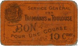 10 Centimes FRANCE régionalisme et divers Toulouse 1914 JP.31-190