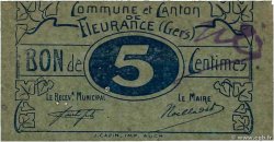 5 Centimes FRANCE régionalisme et divers Fleurance 1914 JP.32-040