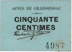 50 Centimes FRANCE régionalisme et divers Graissesac 1914 JP.34-47