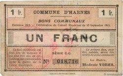 1 Franc FRANCE régionalisme et divers Harnes 1915 JP.62-0683 TTB