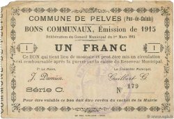 1 Franc FRANCE régionalisme et divers Pelves 1915 JP.62-1124