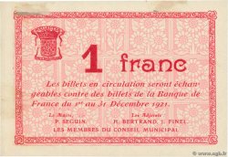 1 Franc FRANCE regionalism and various Meulan 1920 JP.78-40 XF